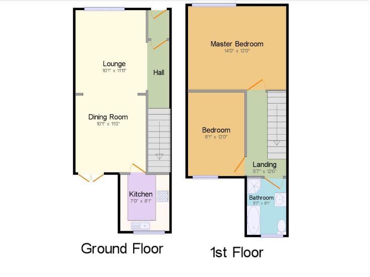 Floorplan for Willis Street, Warrington