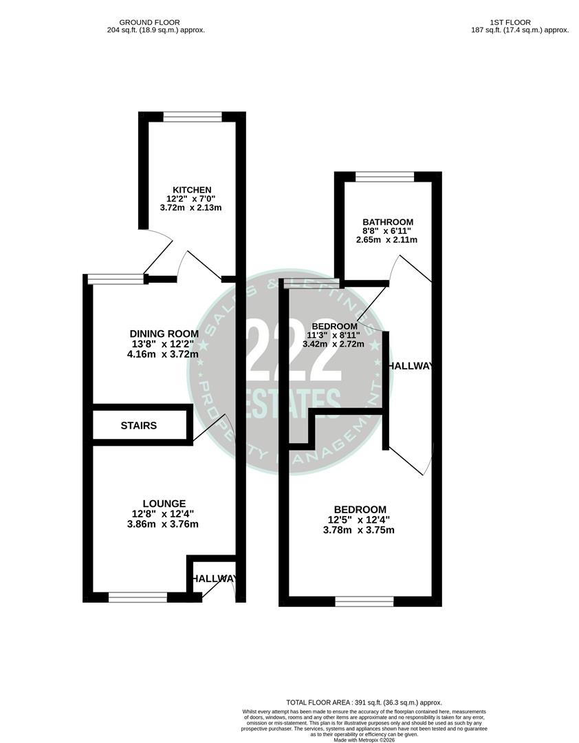 Floorplan for Winifred Street, Orford