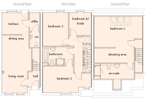 Floorplan for Holywell Drive