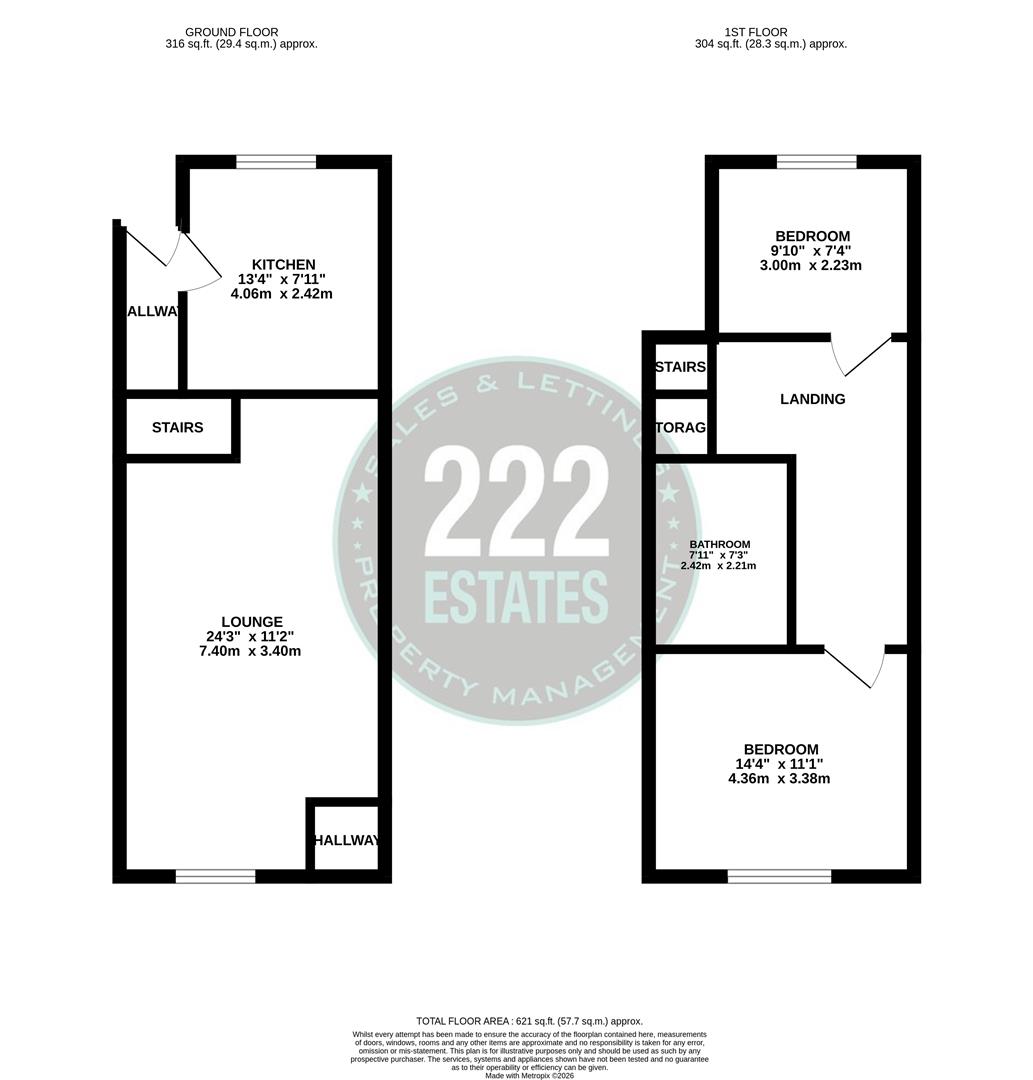 Floorplan for Algernon Street, Warrington