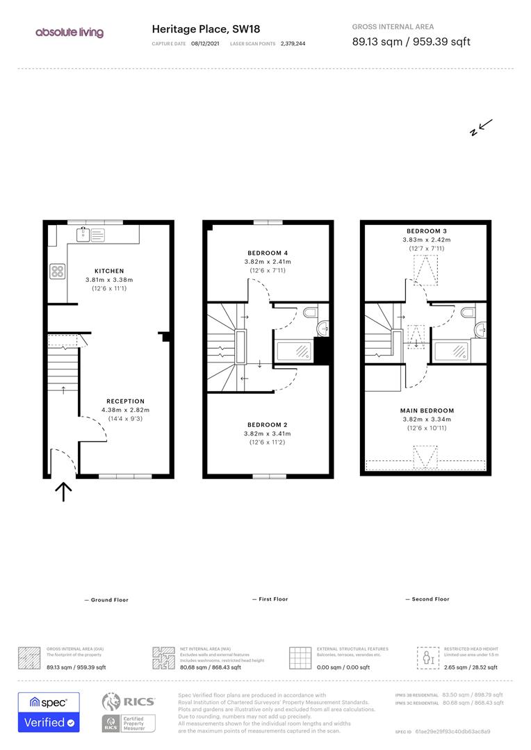Floorplan for Earlsfield Road, Earlsfield