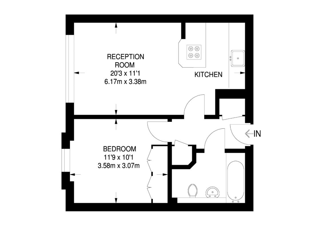 Floorplan for Oyster Wharf, Lombard Road, Battersea