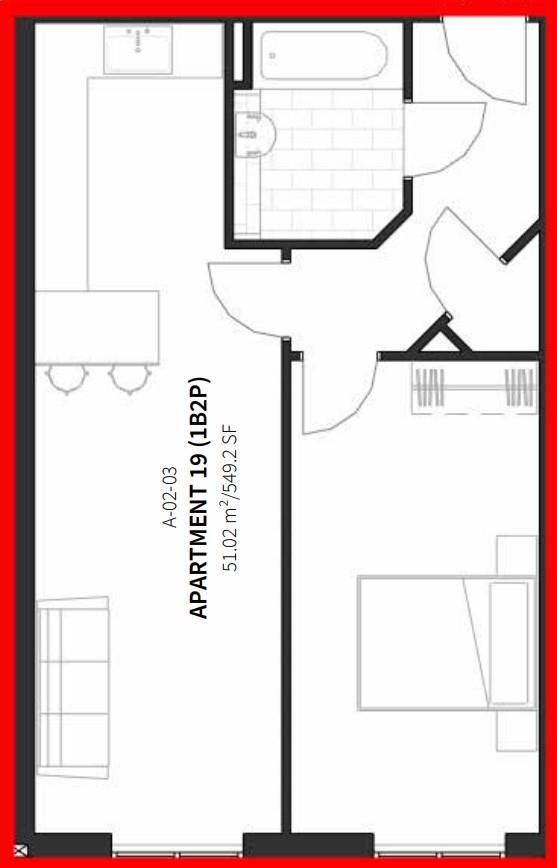 Floorplan for Queens Court, Old Swan, Liverpool