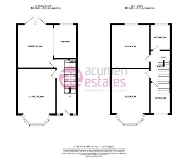 Floorplan for Inigo Road, Old Swan, Liverpool
