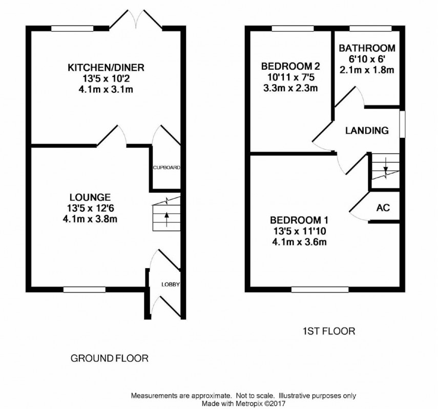 Floorplan for Middlemost Close, Birkby, Huddersfield