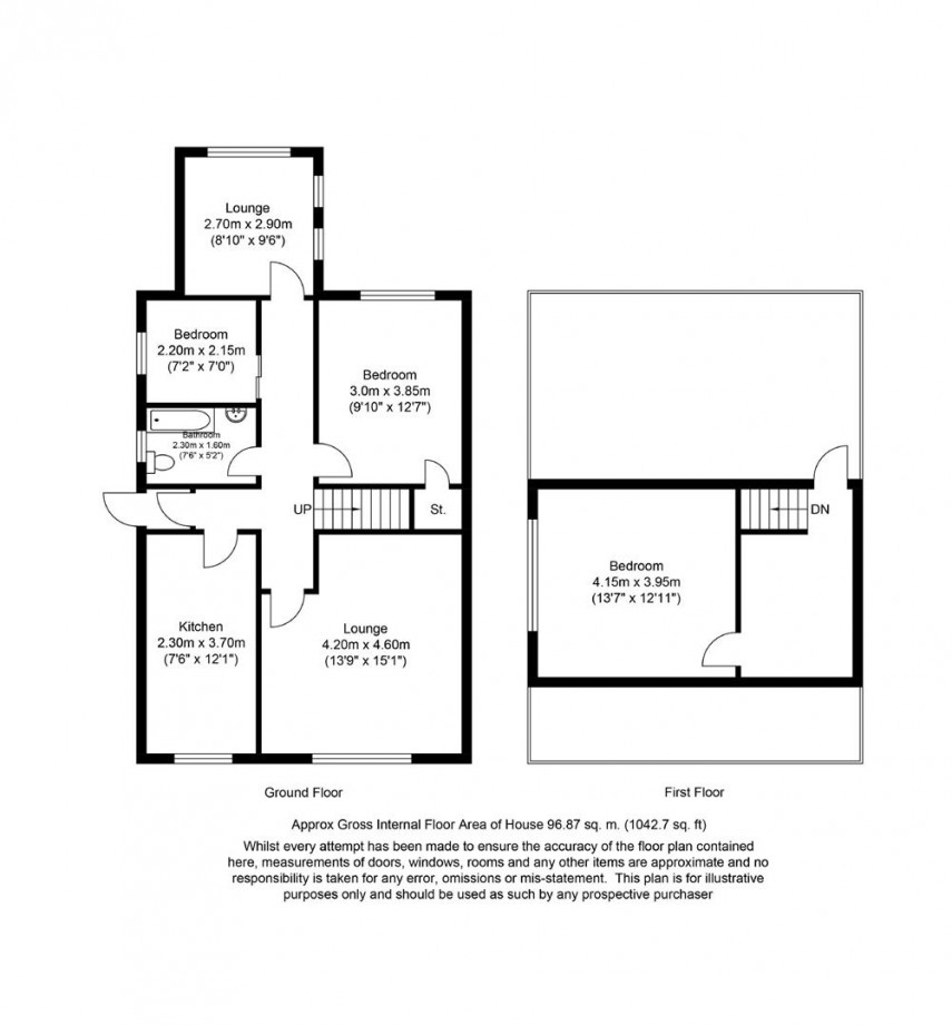 Floorplan for Celandine Avenue, Salendine Nook, Huddersfield