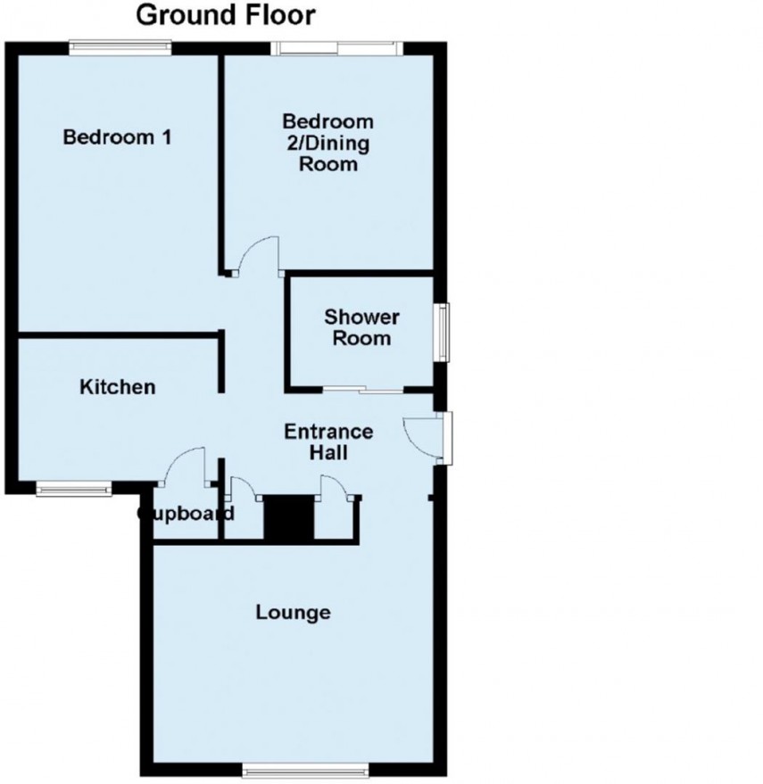 Floorplan for Longfield Avenue, Golcar, Huddersfield