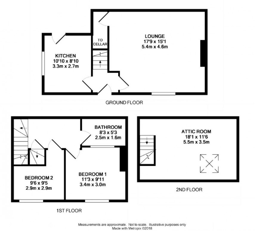 Floorplan for Leymoor Road, Golcar, Huddersfield
