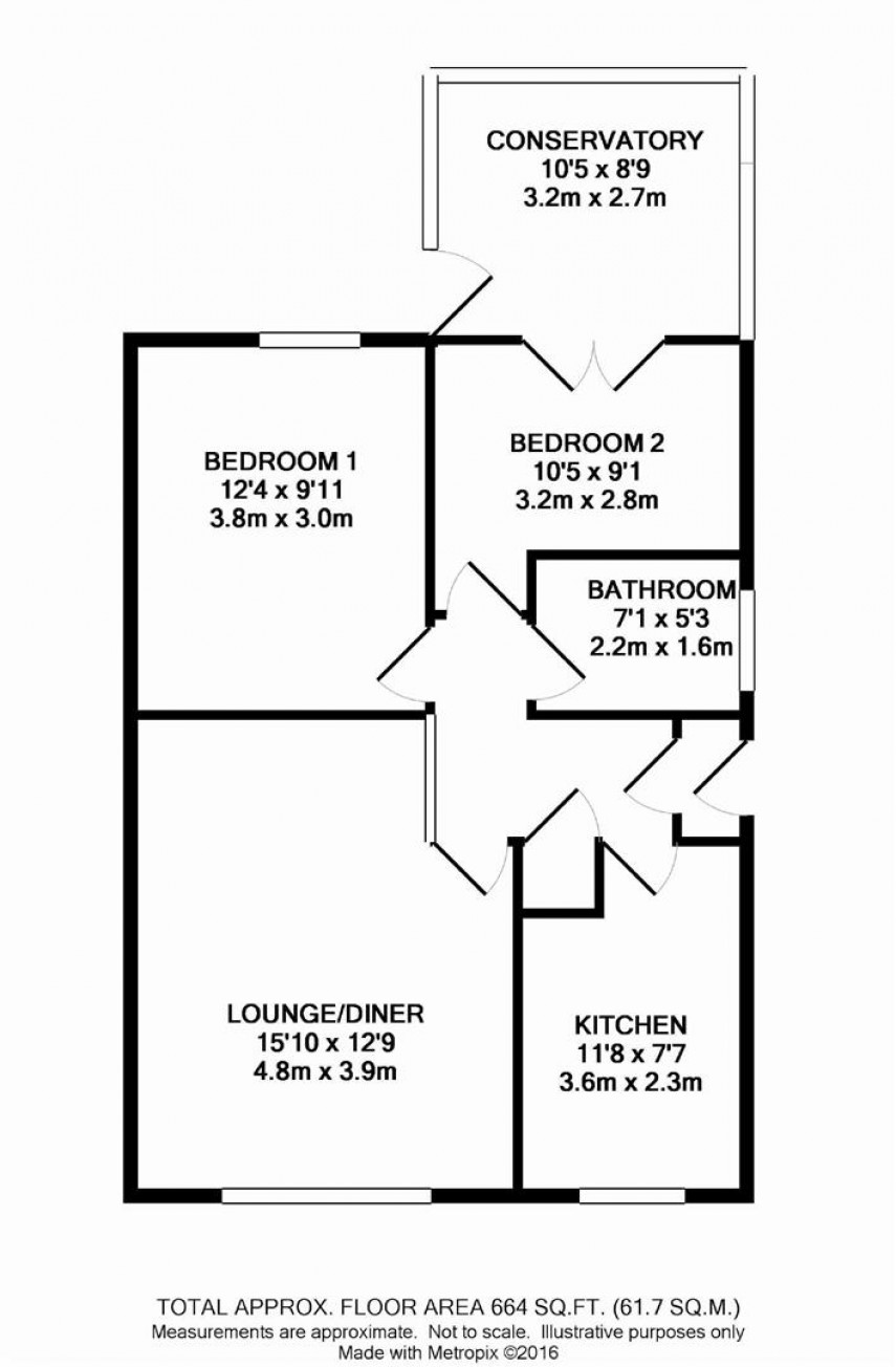 Floorplan for Dryclough Avenue, Beaumount Park, Huddersfield