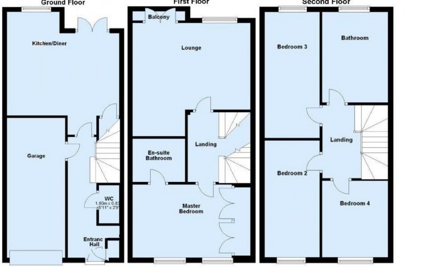 Floorplan for Salendine Nook