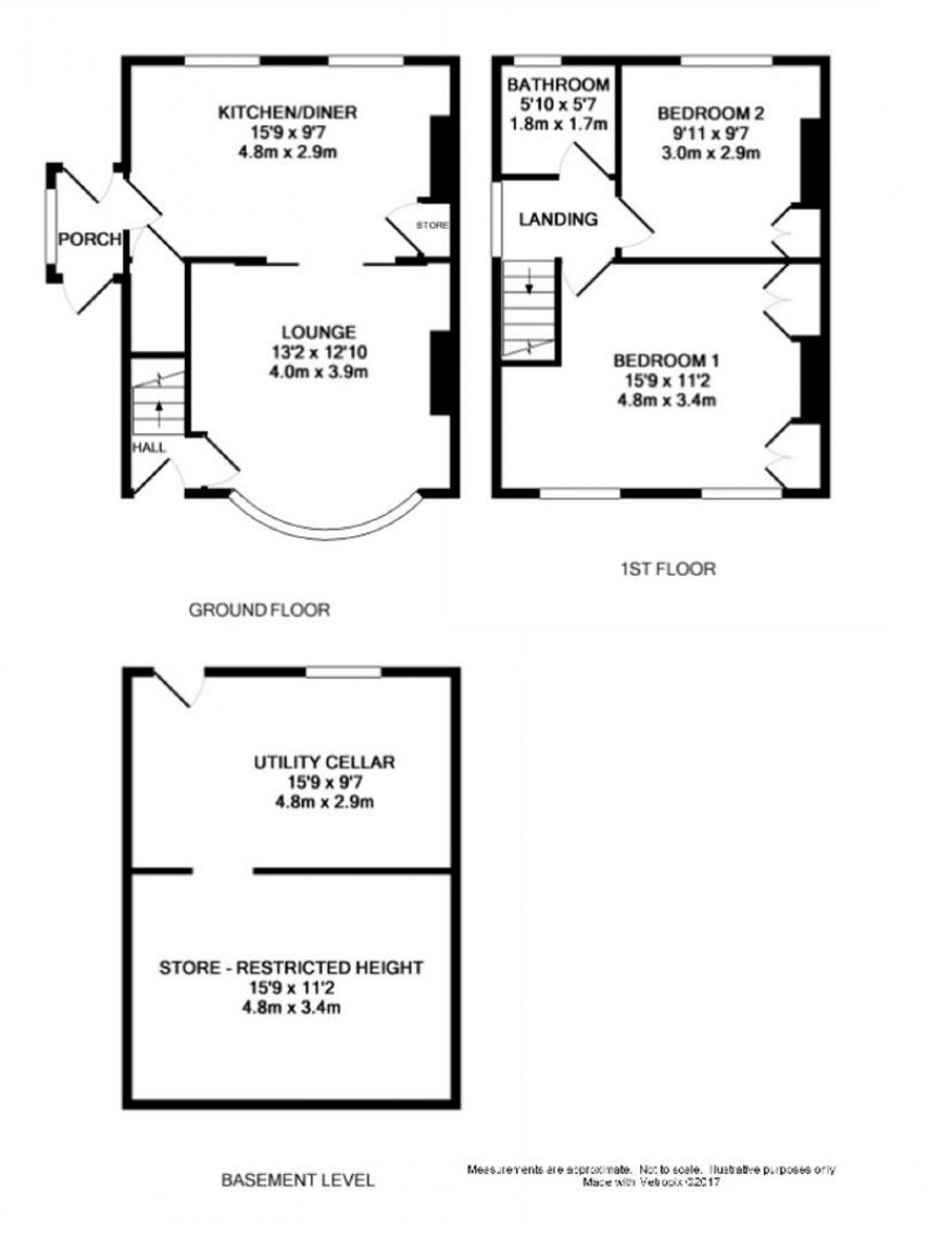 Floorplan for Meltham Road, Netherton, Huddersfield