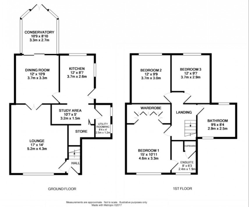 Floorplan for Green Gardens, Golcar, Huddersfield
