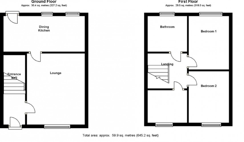 Floorplan for Longwood Road, Huddersfield