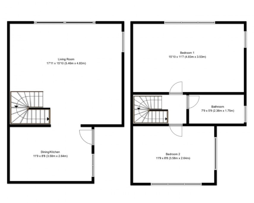 Floorplan for Longwood Gate, Longwood, Huddersfield