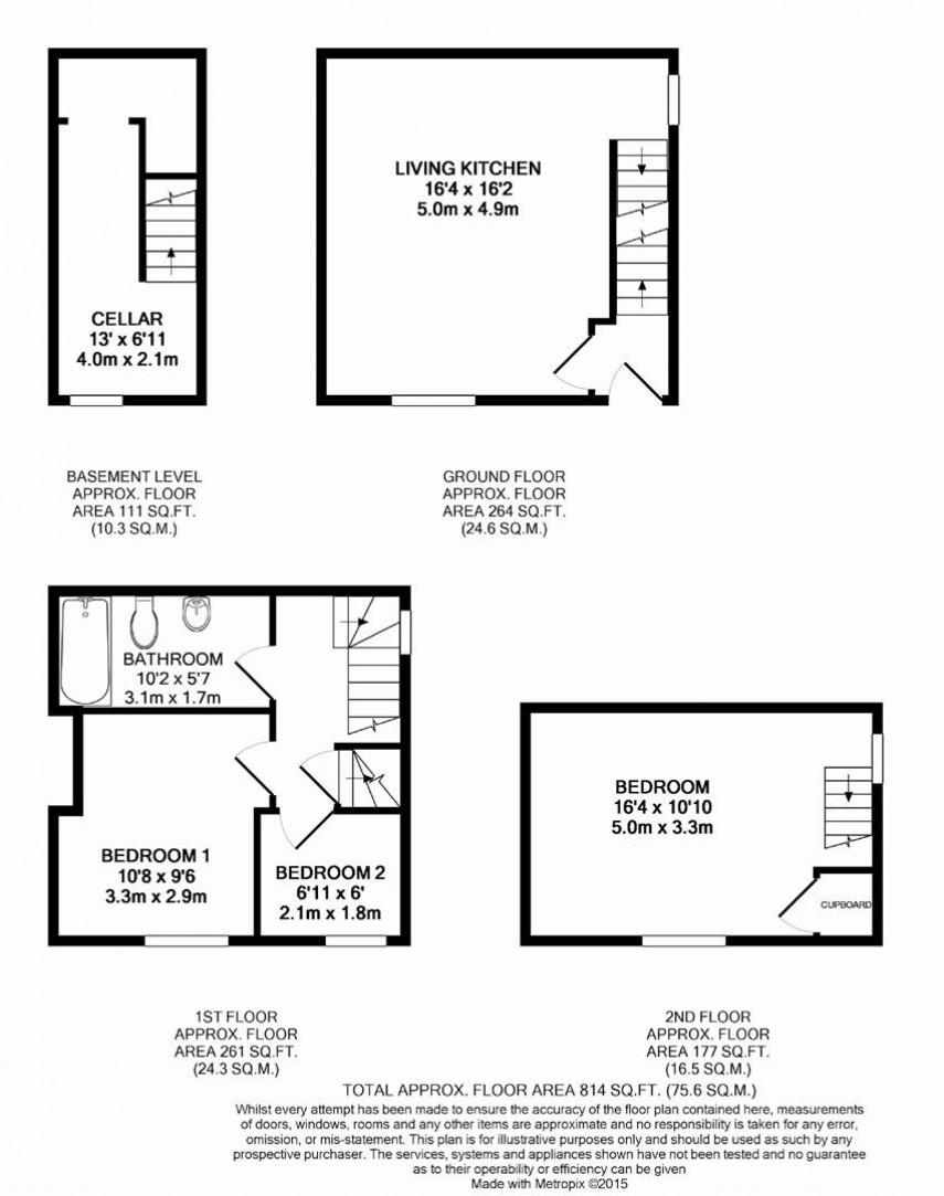 Floorplan for Longwood Road, Paddock, Huddersfield