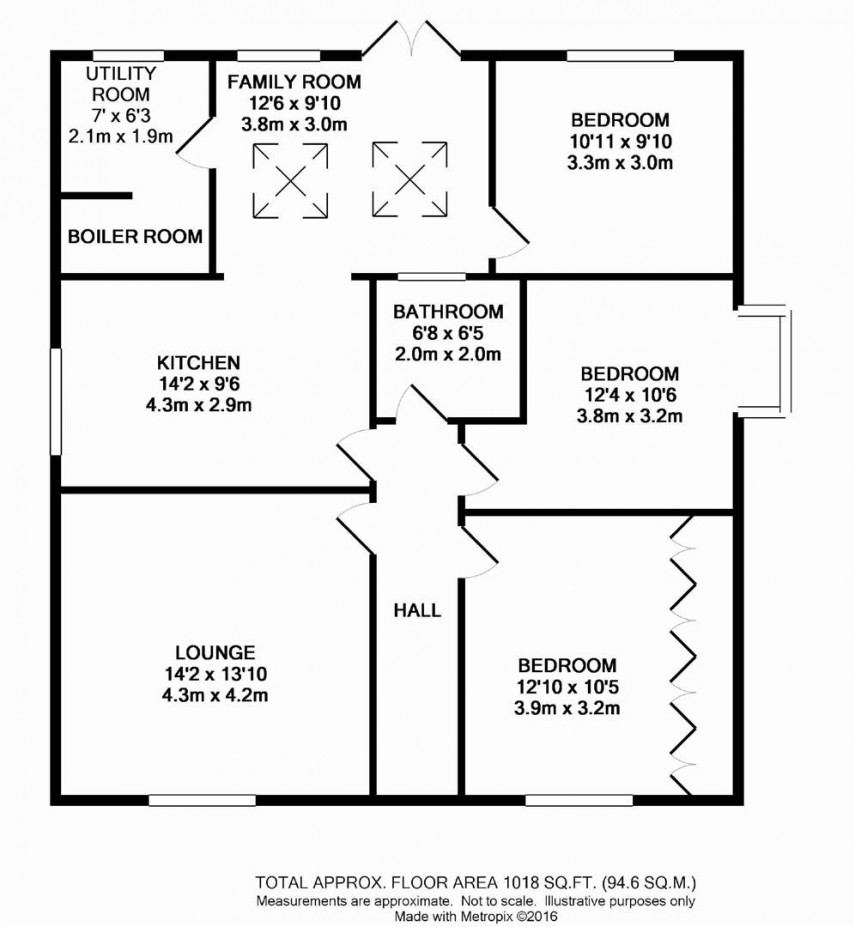 Floorplan for Hazel Grove, Linthwaite, Huddersfield