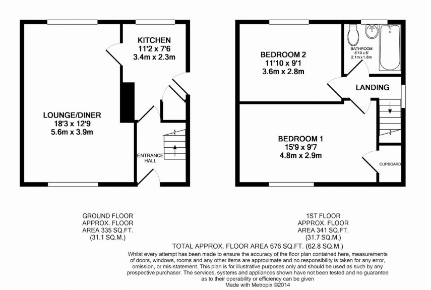 Floorplan for Alandale Road, Bradley, Huddersfield
