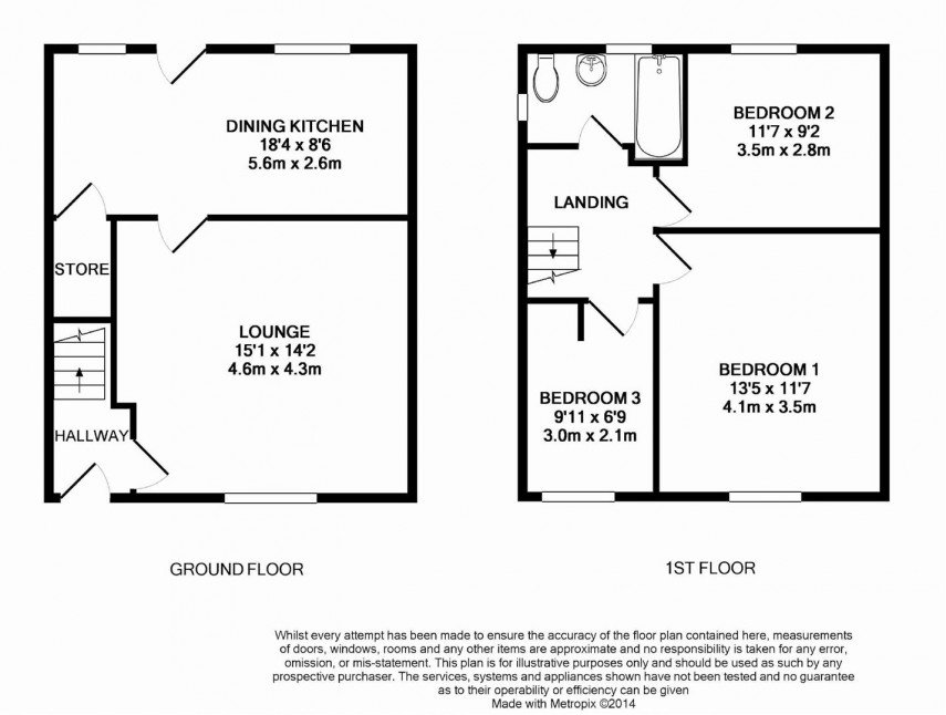 Floorplan for Newsome Road South, Newsome, Huddersfield