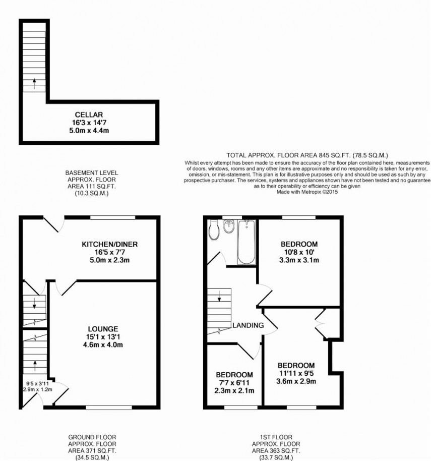 Floorplan for Cowlersley
