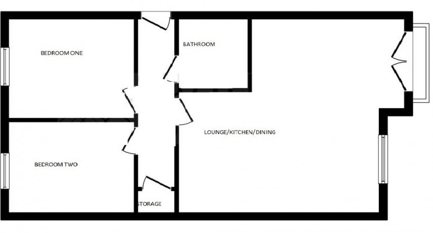Floorplan for Moorlands Edge, Huddersfield
