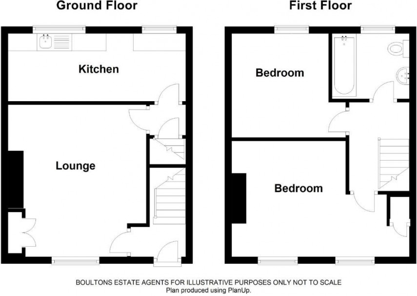 Floorplan for Manchester Road, Linthwaite, Huddersfield