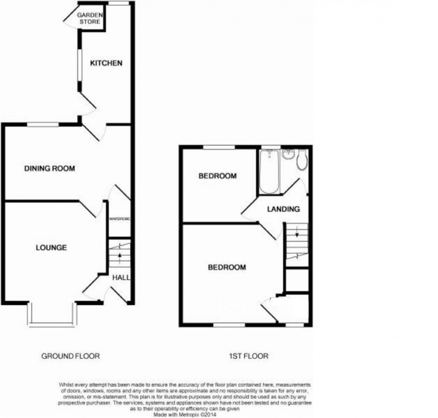 Floorplan for Parkwood Road, Longwood, Huddersfield