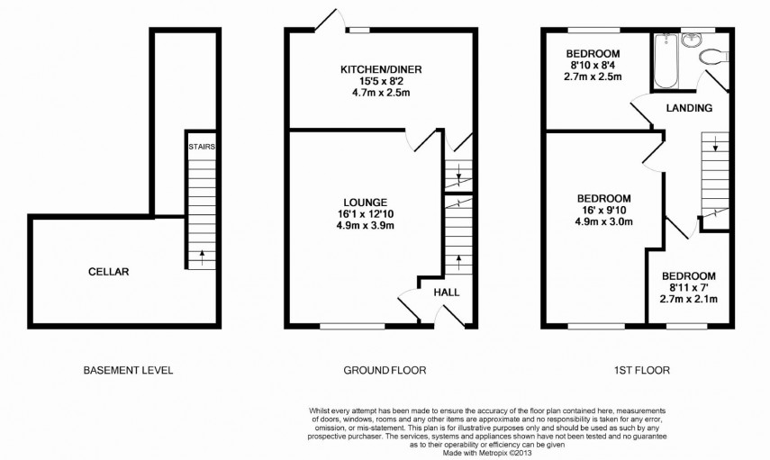 Floorplan for Cliffe End Road, Longwood, Huddersfield