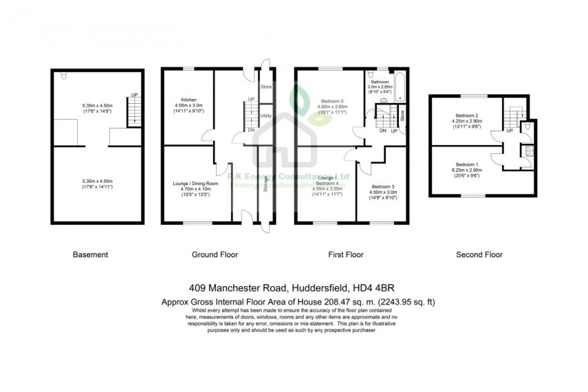 Floorplan for Manchester Road, Huddersfield