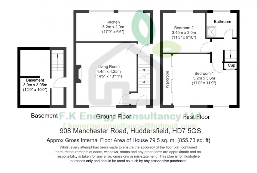 Floorplan for Manchester Road, Linthwaite, Huddersfield