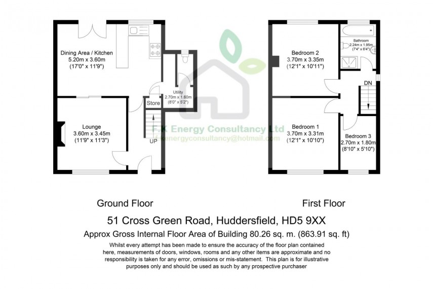 Floorplan for Cross Green Road, Huddersfield