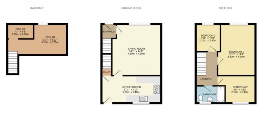 Floorplan for Yew Tree Lane, Huddersfield
