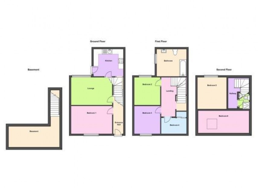 Floorplan for Halifax Old Road, Birkby, Huddersfield