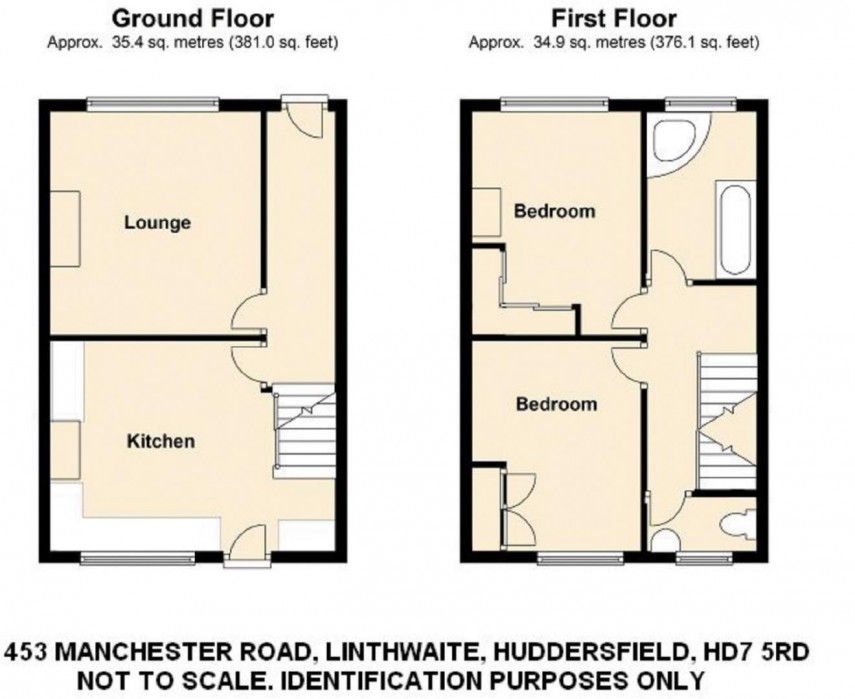 Floorplan for Manchester Road, Linthwaite, Huddersfield
