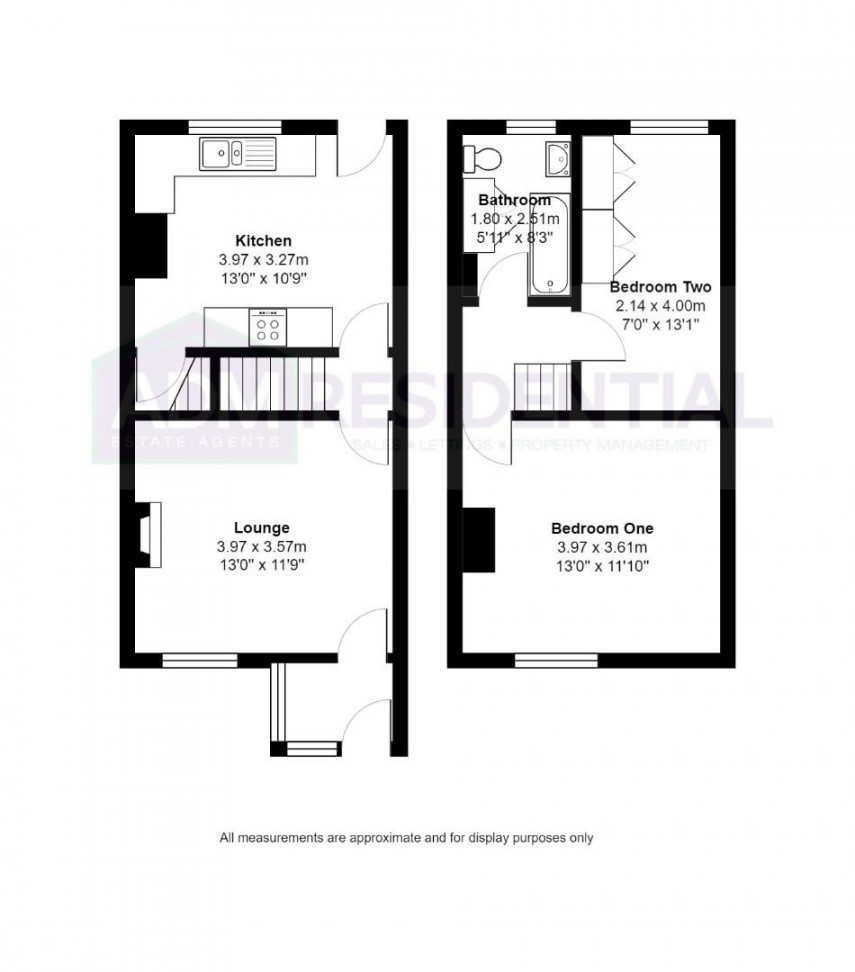 Floorplan for St. James Road, Huddersfield