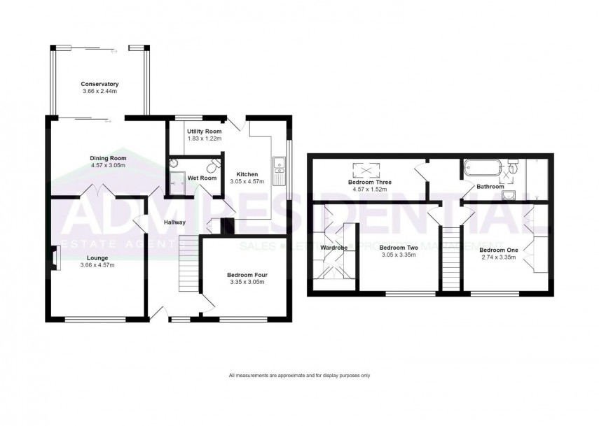 Floorplan for Stonefield Road, Huddersfield