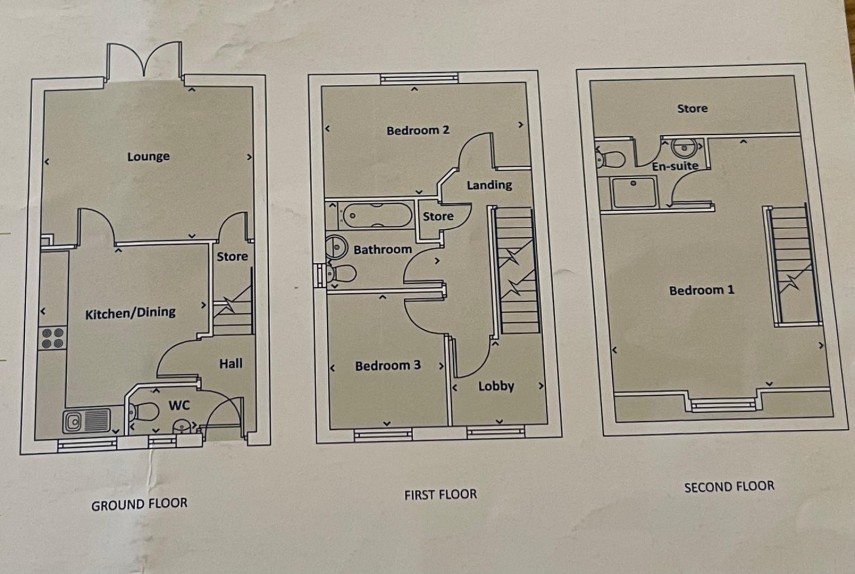 Floorplan for Acre Lane, Brighouse