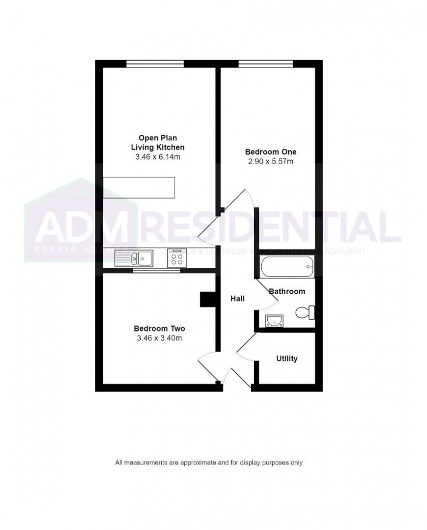 Floorplan for Savile Street, Huddersfield