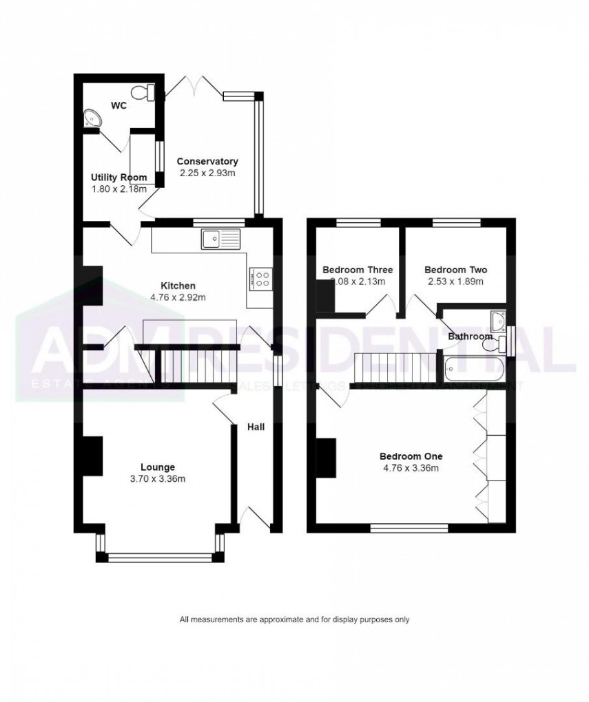 Floorplan for Heatherfield Crescent, Huddersfield