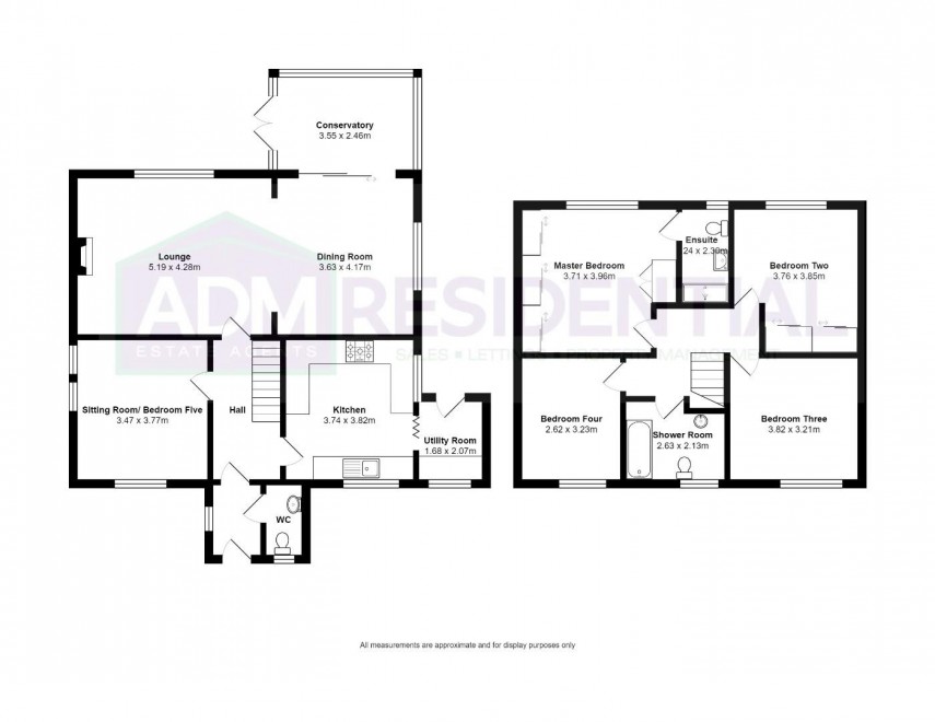 Floorplan for New Hey Road, Huddersfield