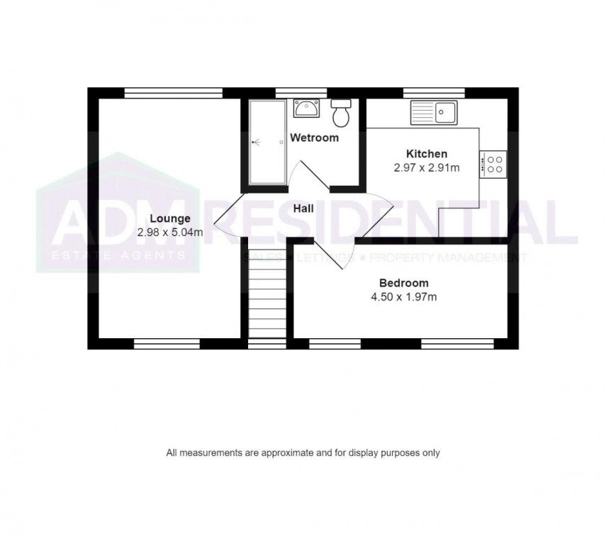 Floorplan for Bath Street, Huddersfield