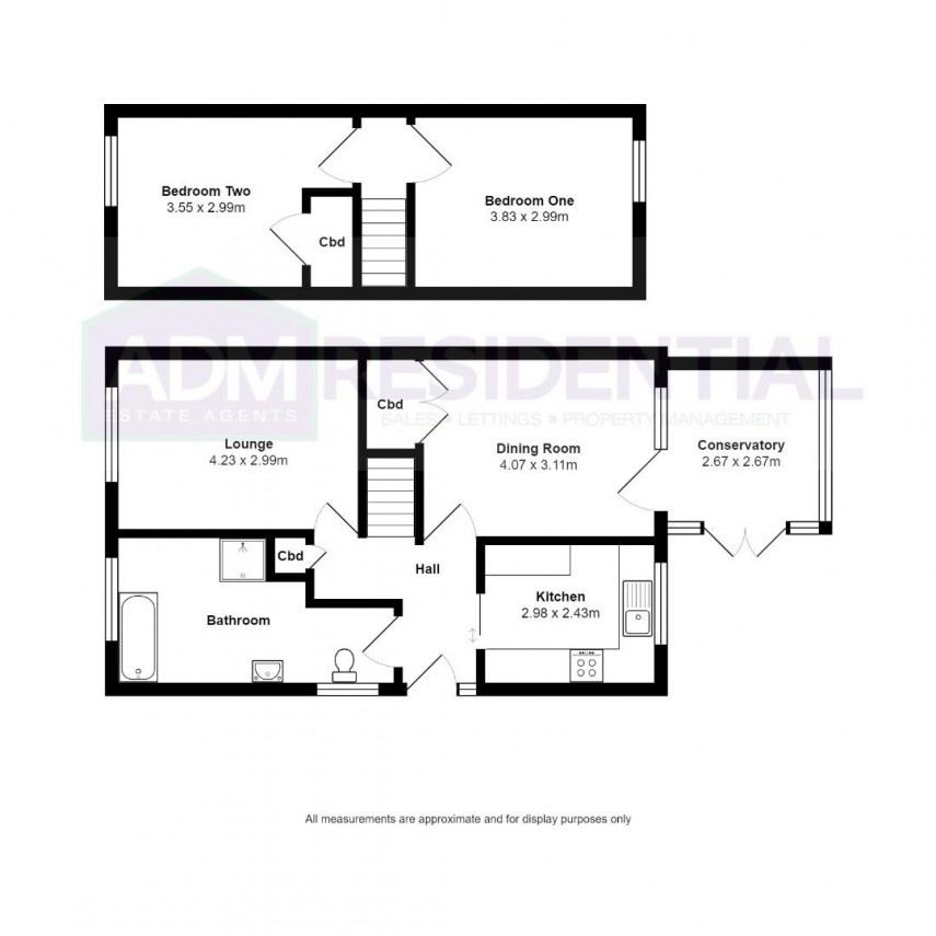 Floorplan for Banks Crescent, Golcar, Huddersfield