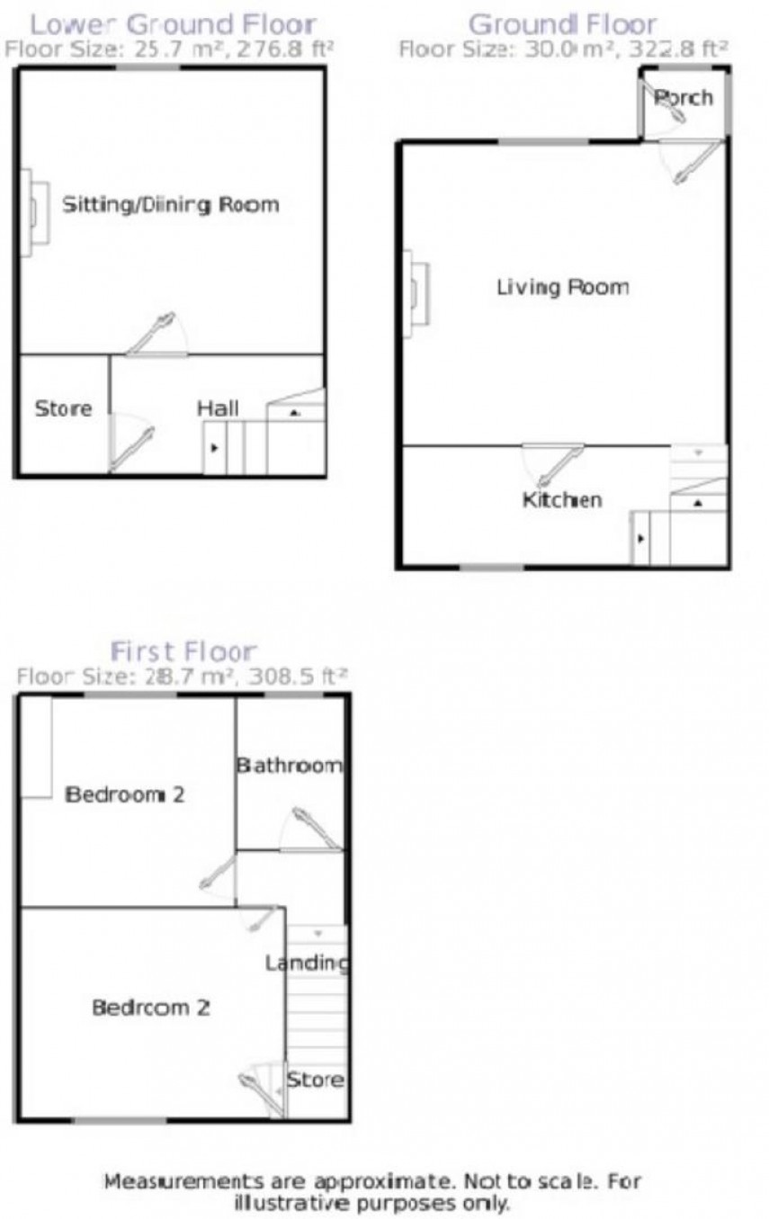 Floorplan for St Georges Square, Outlane