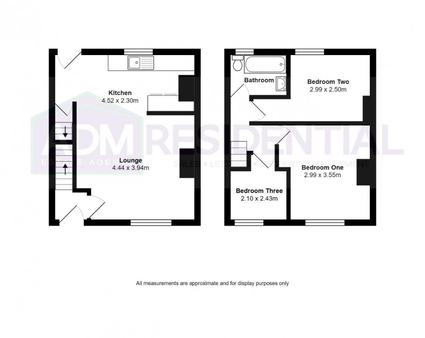 Floorplan for Scar Lane, Golcar, Huddersfield
