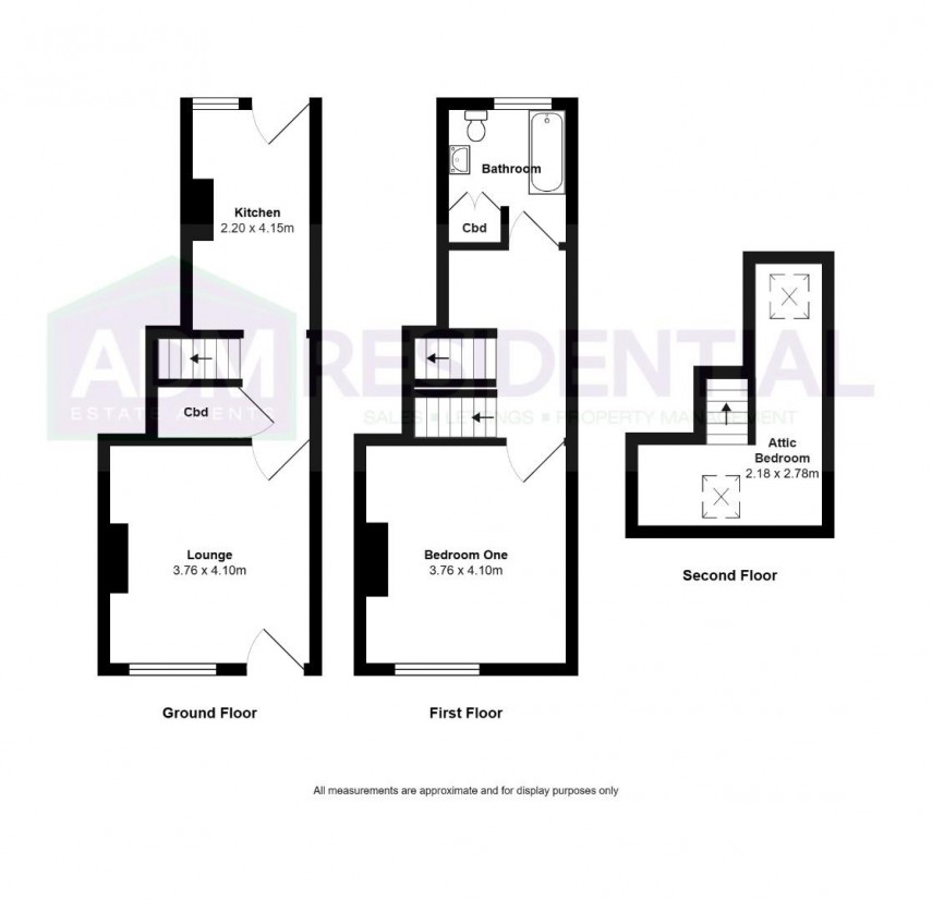 Floorplan for Cross Cottages, Marsh, Huddersfield