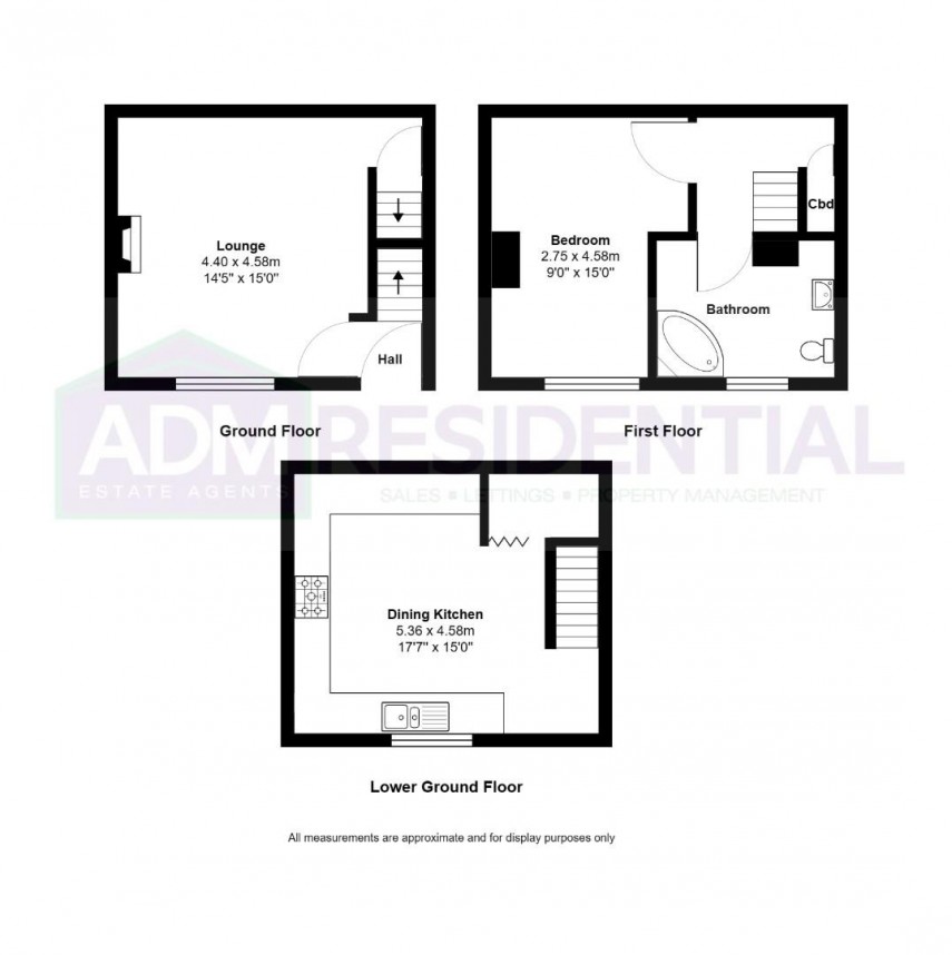 Floorplan for George Street, Milnsbridge, Huddersfield