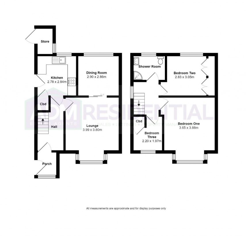 Floorplan for Leafield Avenue, Huddersfield