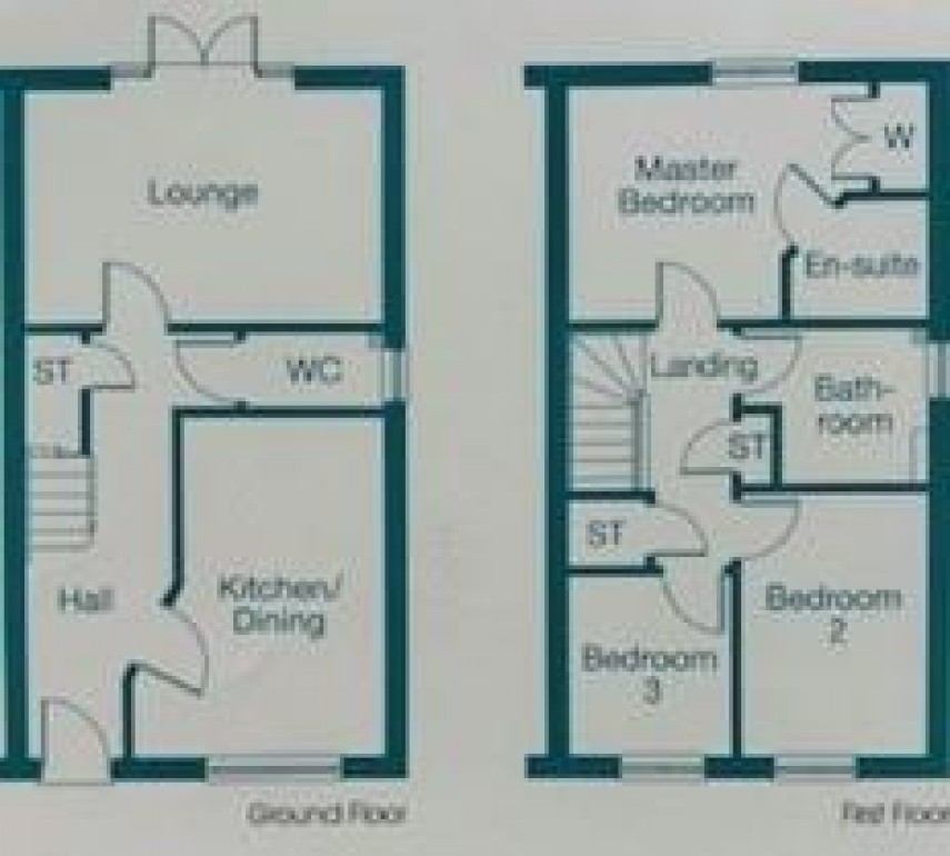 Floorplan for Black Rock Drive, Linthwaite, Huddersfield