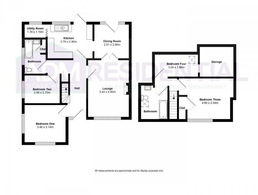 Floorplan for Stonefield Road, Huddersfield