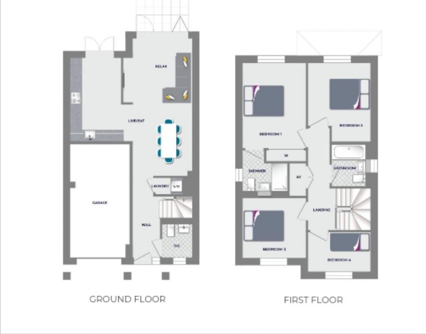 Floorplan for Turnstone Way, Crosland Moor, Huddersfield