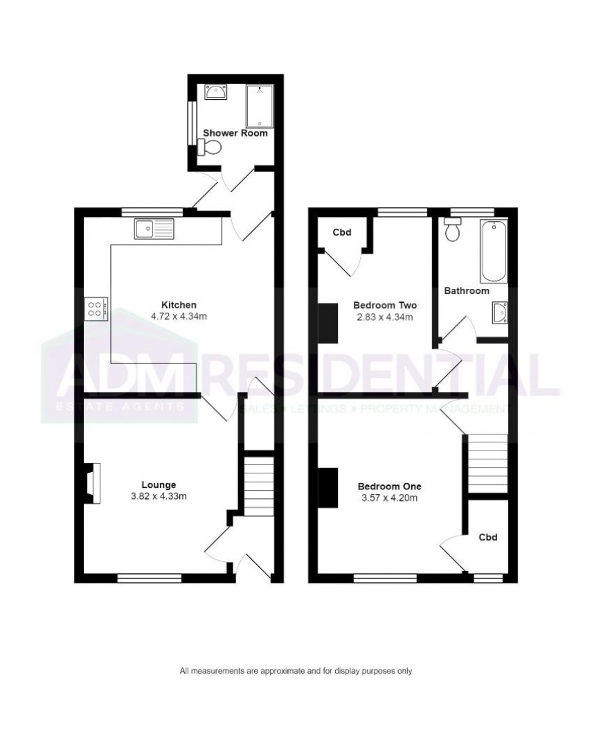 Floorplan for Denby Dale Road West, Calder Grove, Wakefield